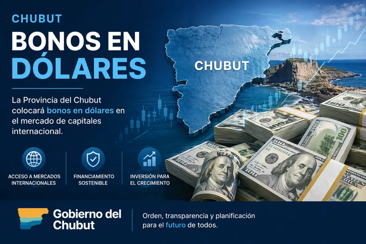 Chubut sale al mercado a buscar U$S 650 millones para renegociar deuda por 10 años y hacer obra pública