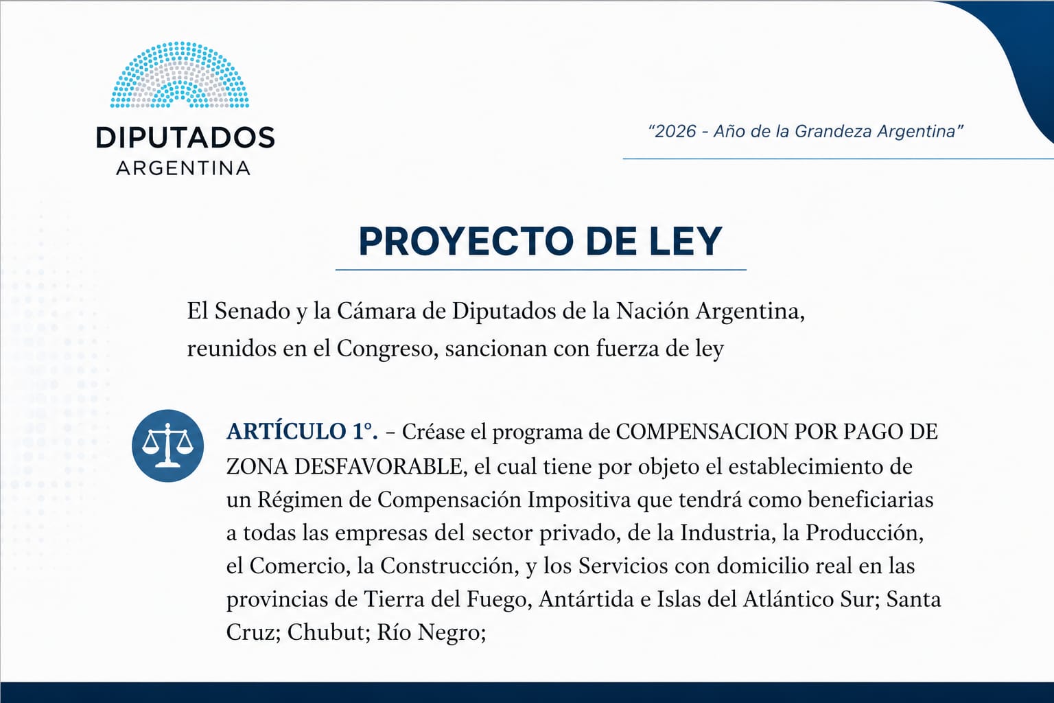  Los puntos centrales del nuevo proyecto para achicar los costos en las pymes de Chubut y la Patagonia