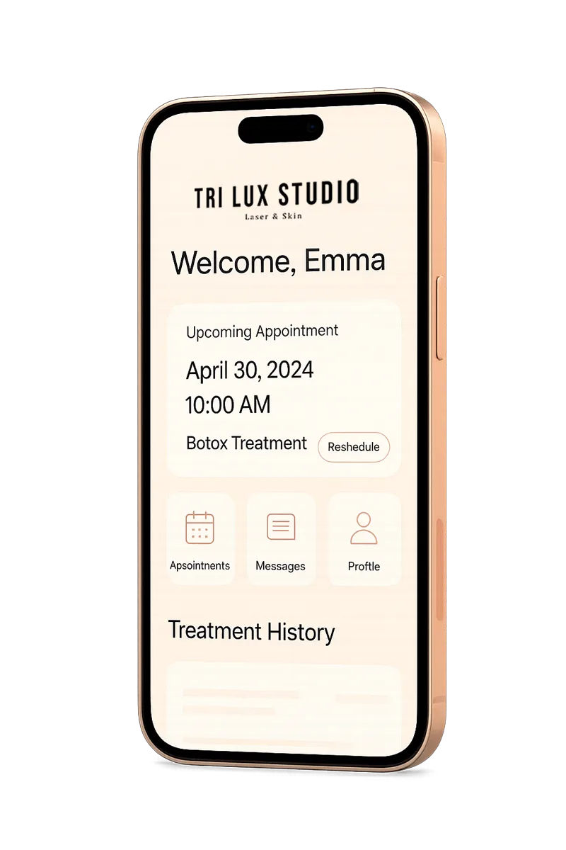 ti lux stuio mobile app client portl