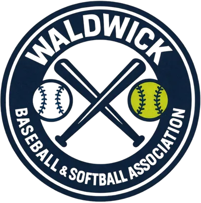 WBSA 2026 Waldwick Baseball and Softball Association logo representing youth sports sponsorship in Bergen County New Jersey