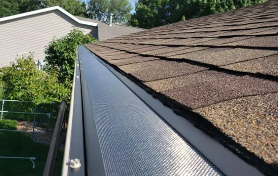 House with new gutters