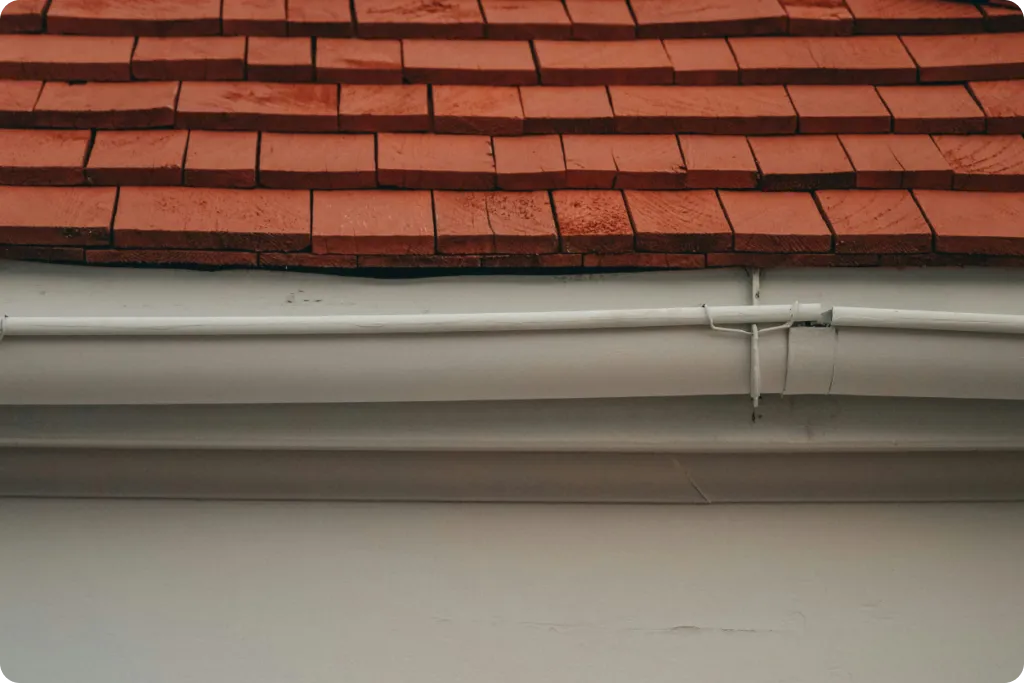House with new gutters