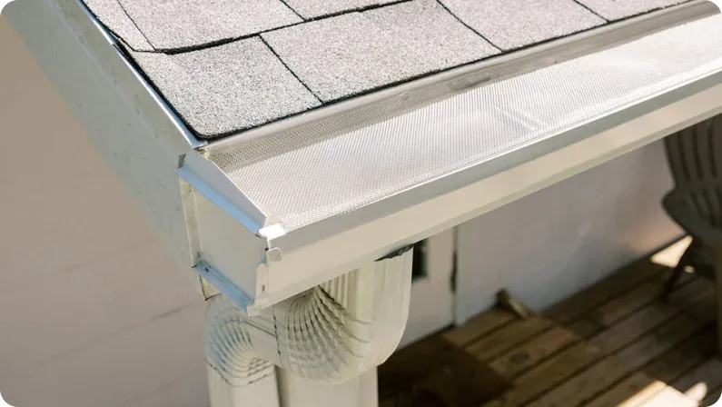 House with new gutters