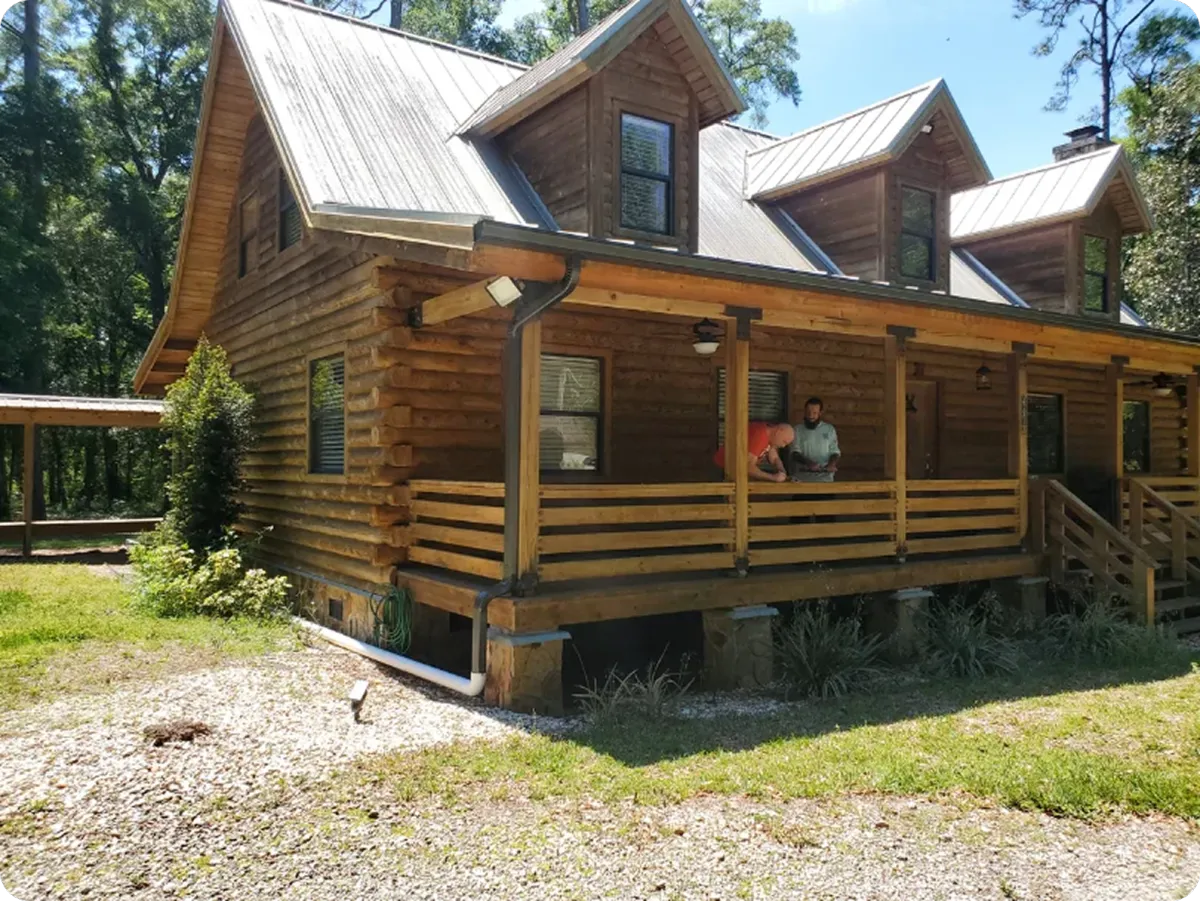 House with new gutters