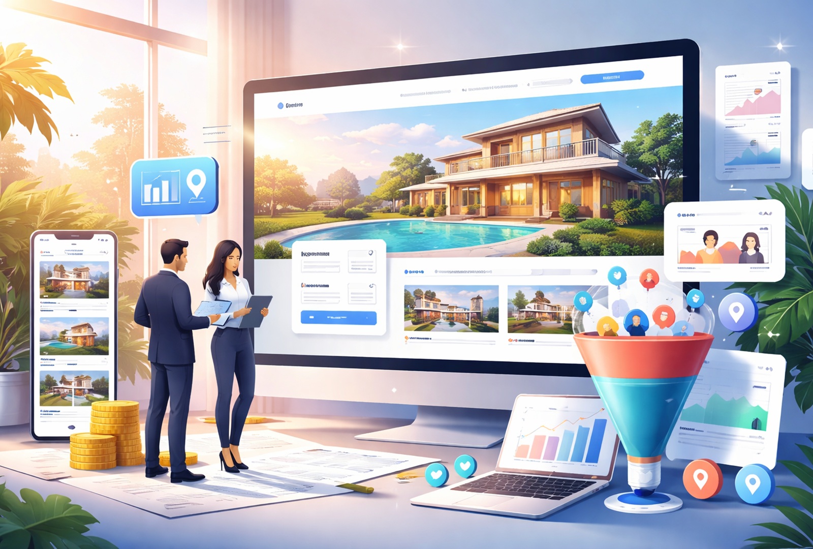 How Blossom Helps Real Estate Agencies Get More Leads with a Modern Website
