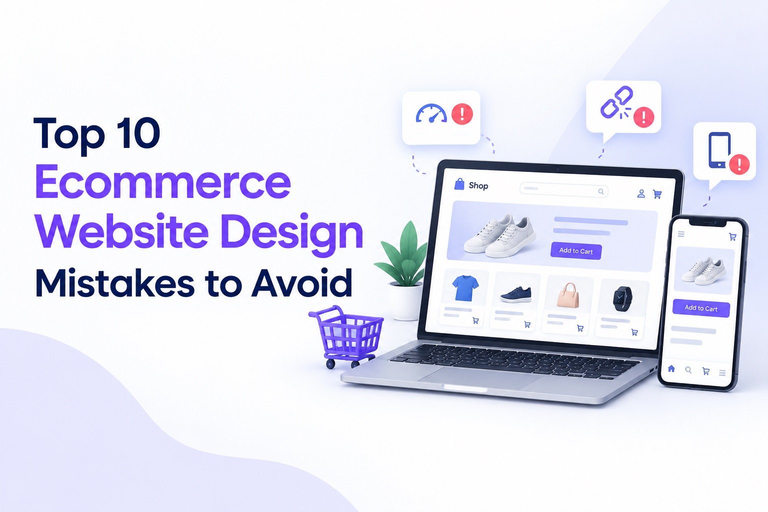 Top 10 Ecommerce Website Design Mistakes to Avoid