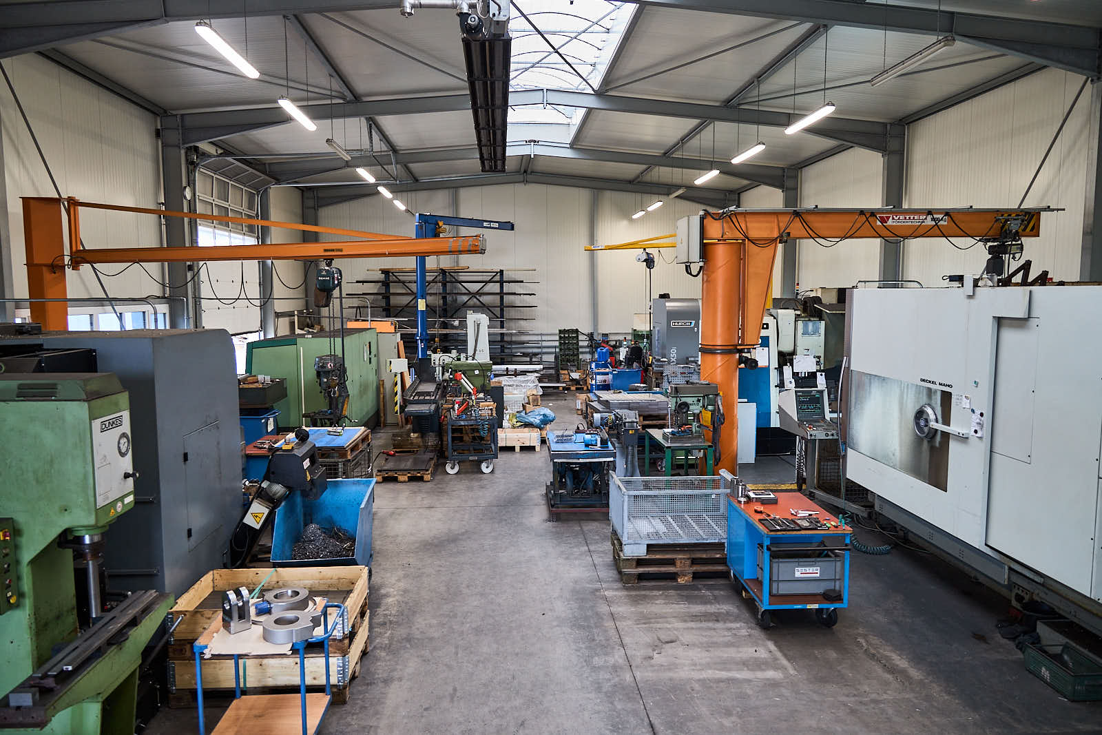 CNC-Fräsmaschine im Einsatz