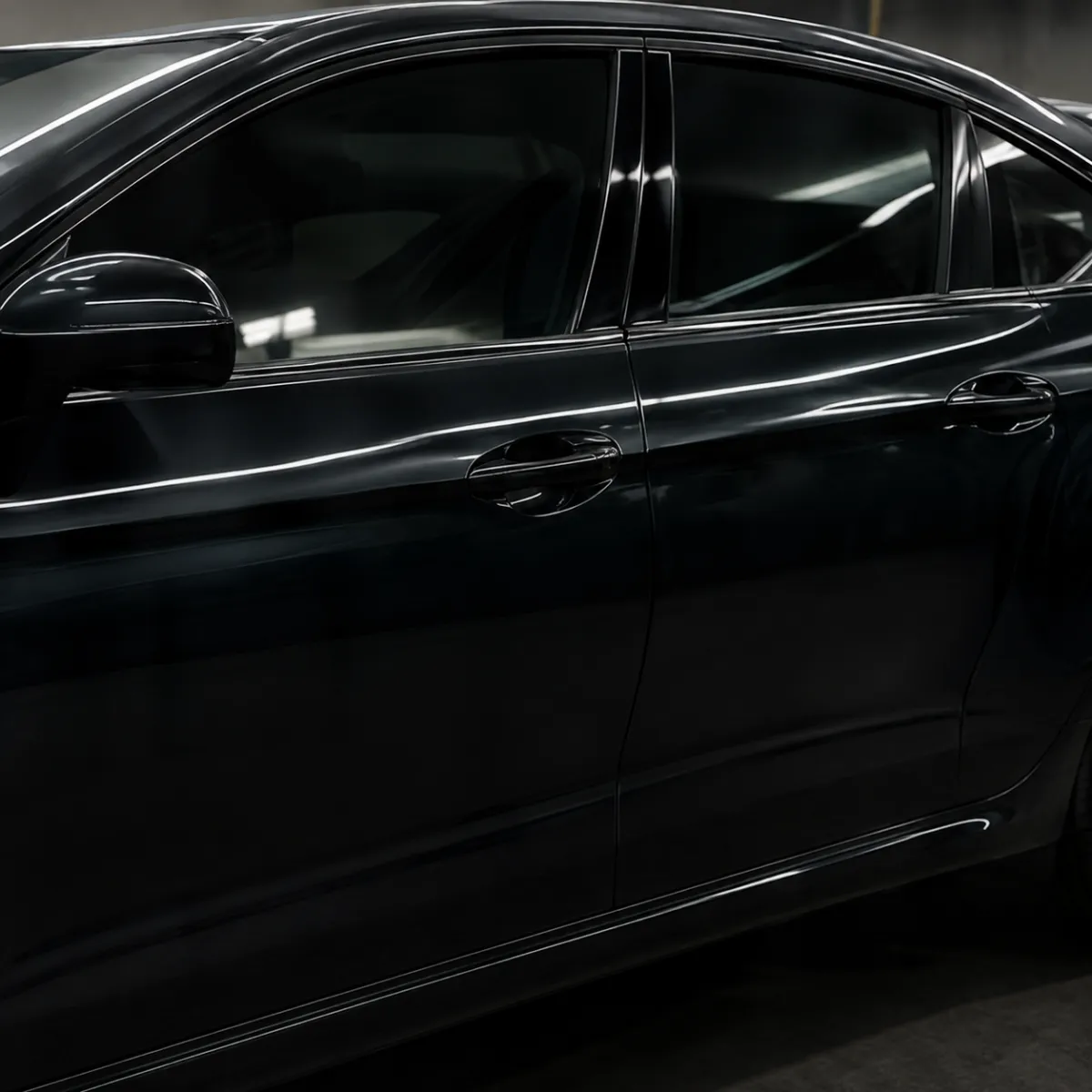 Professional automotive window tint installation