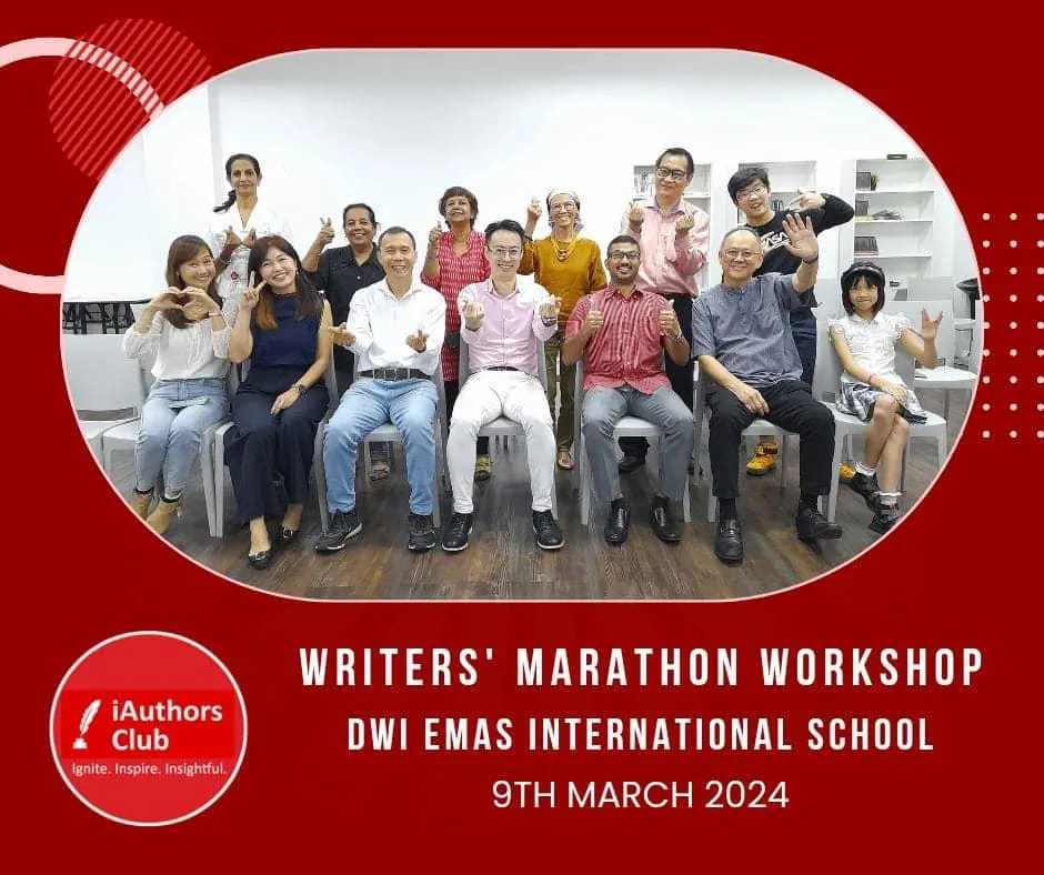 Marcus Teoh Conducted one of Writer's Marathon Workshop for iAuthors Club Members in Dwi Emas International School