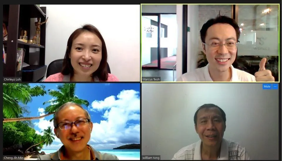 Marcus Teoh Conducted Zoom Book Writing and Marketing Coaching via Zoom