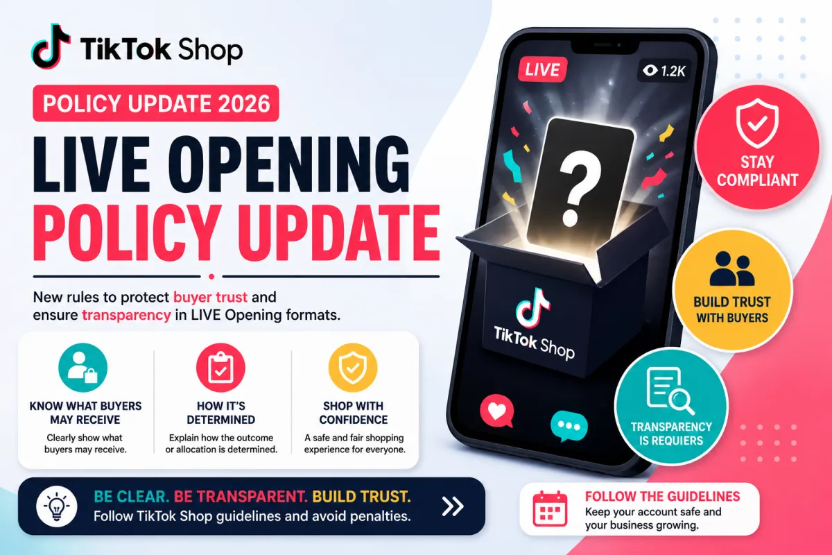 TikTok Shop LIVE Opening Policy Update 2026: New Rules for Malaysian Sellers