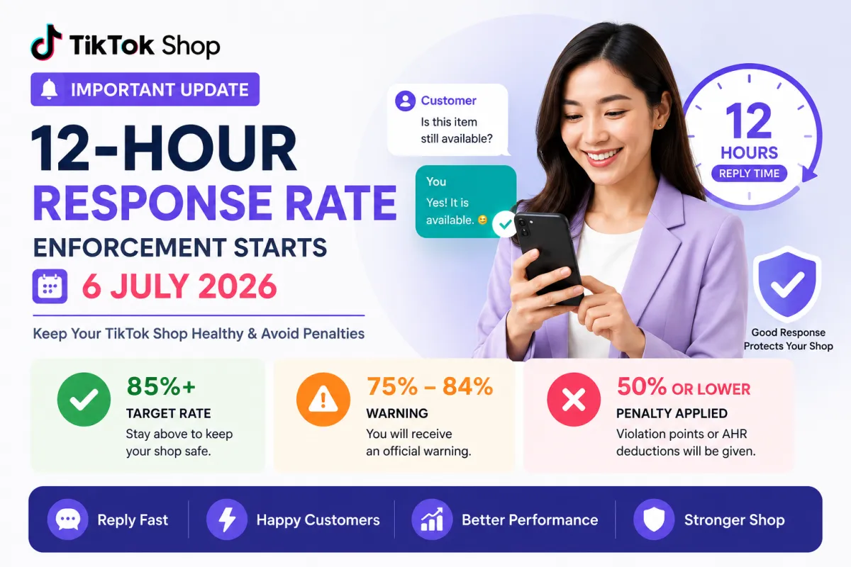 12-Hour Response Rate Enforcement Starts 6 July 2026