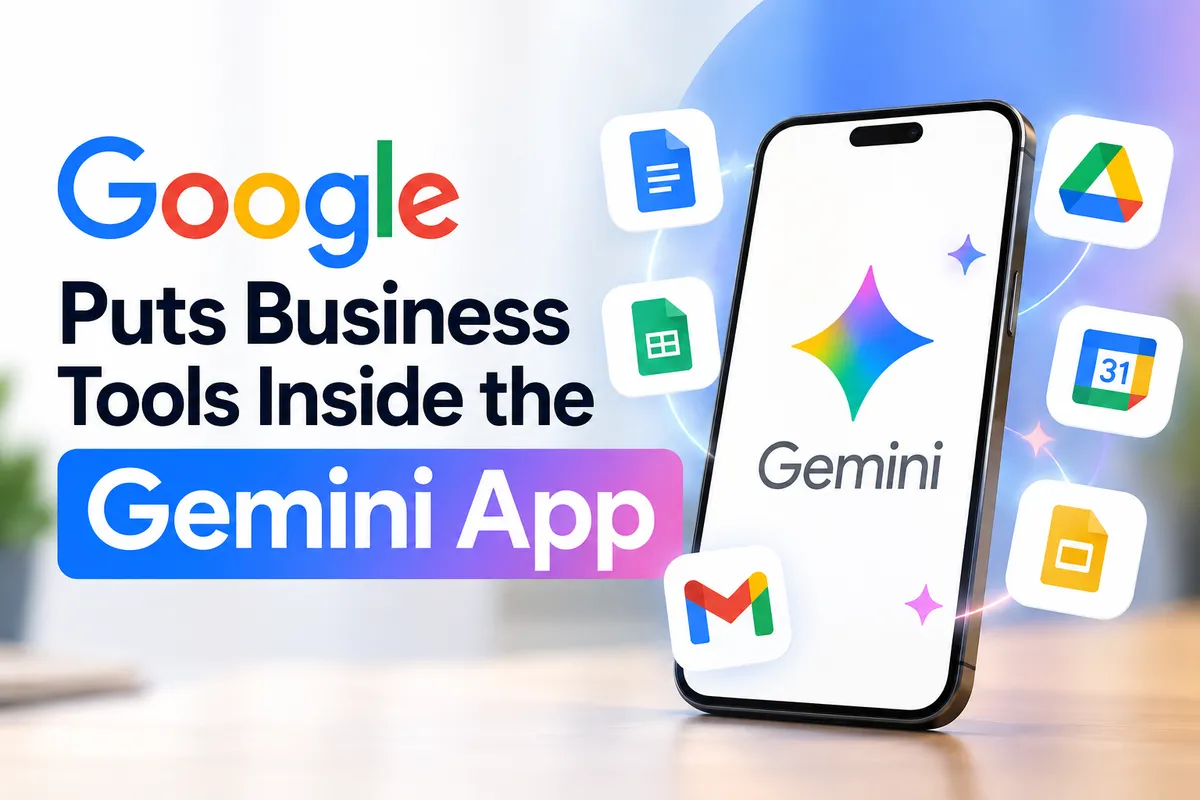 Google Puts Business Tools Inside the Gemini App