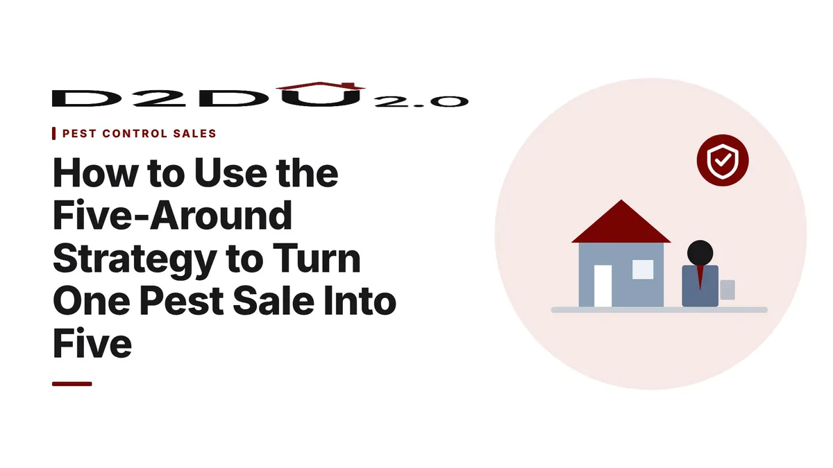 How to Use the Five-Around Strategy to Turn One Pest Sale Into Five