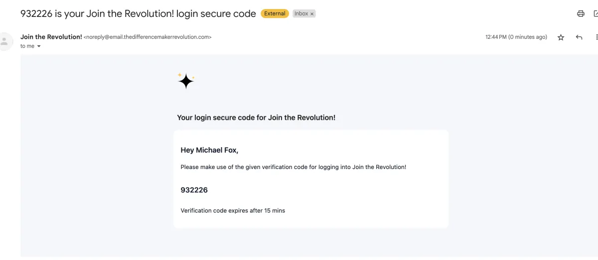 Step 6 enter the code from your email then click on verify secure