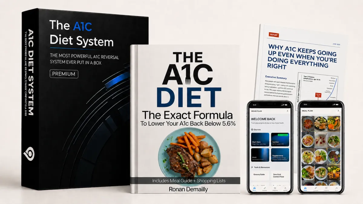 Man preparing a healthy A1C-friendly meal at home