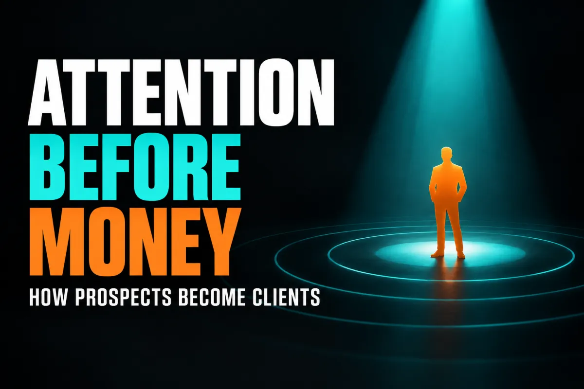 Before They Pay Money, Earn Their Attention