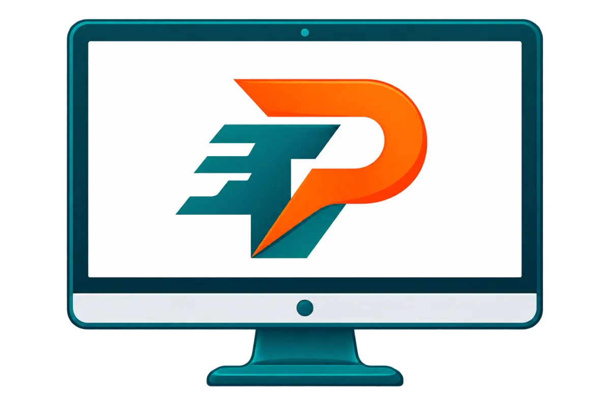 Computer monitor icon showing the TaxPro Express 'P' logo