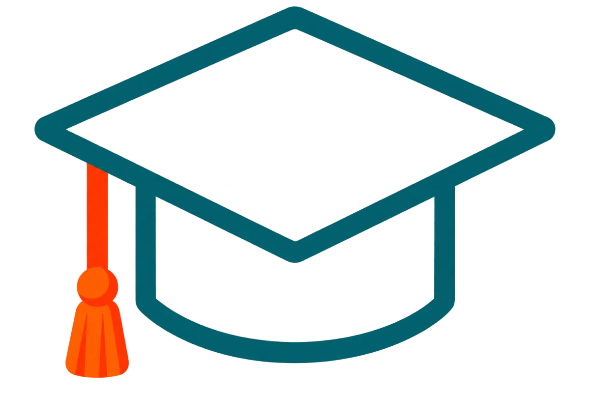 Graduation cap icon