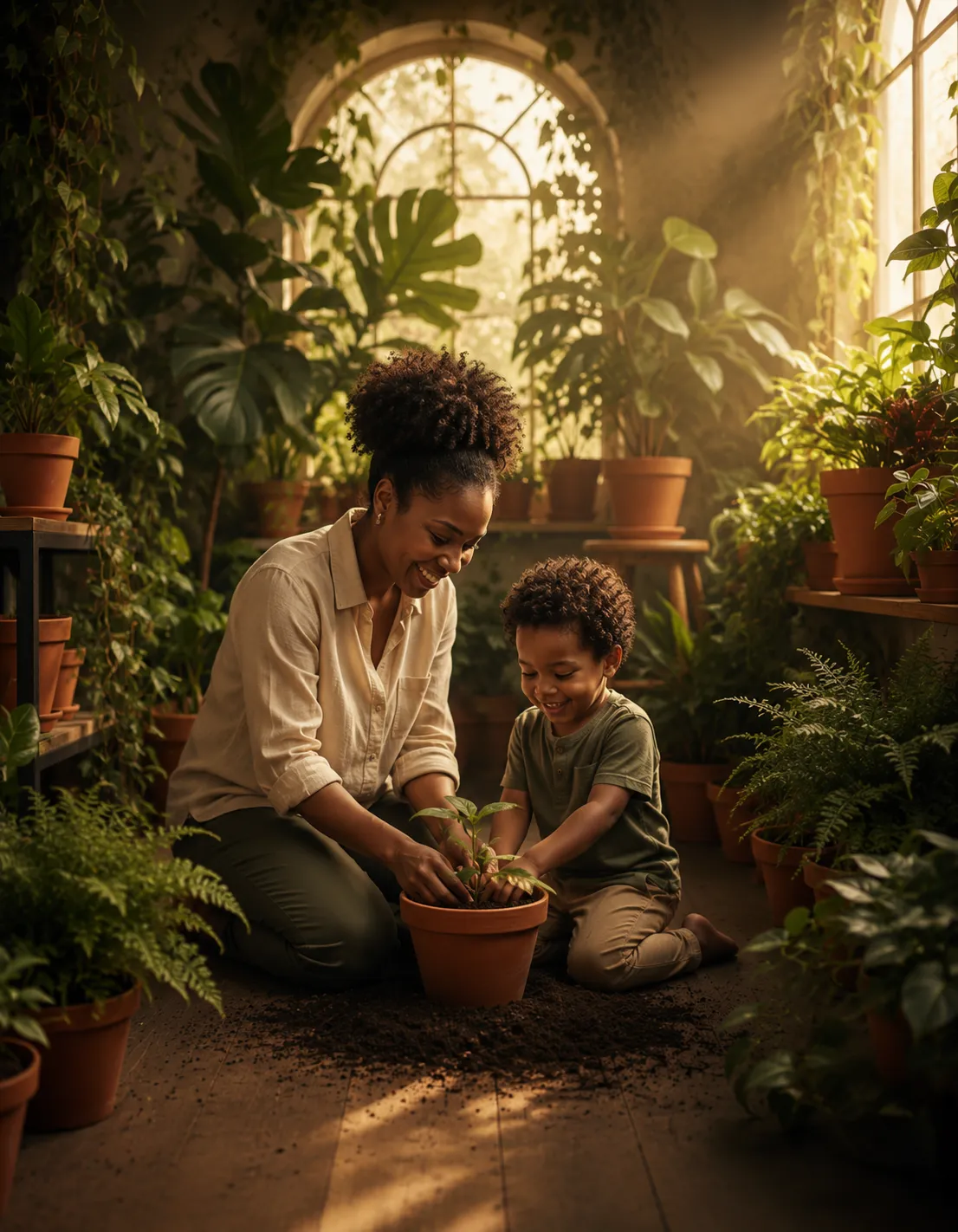A peaceful family moment representing future planning