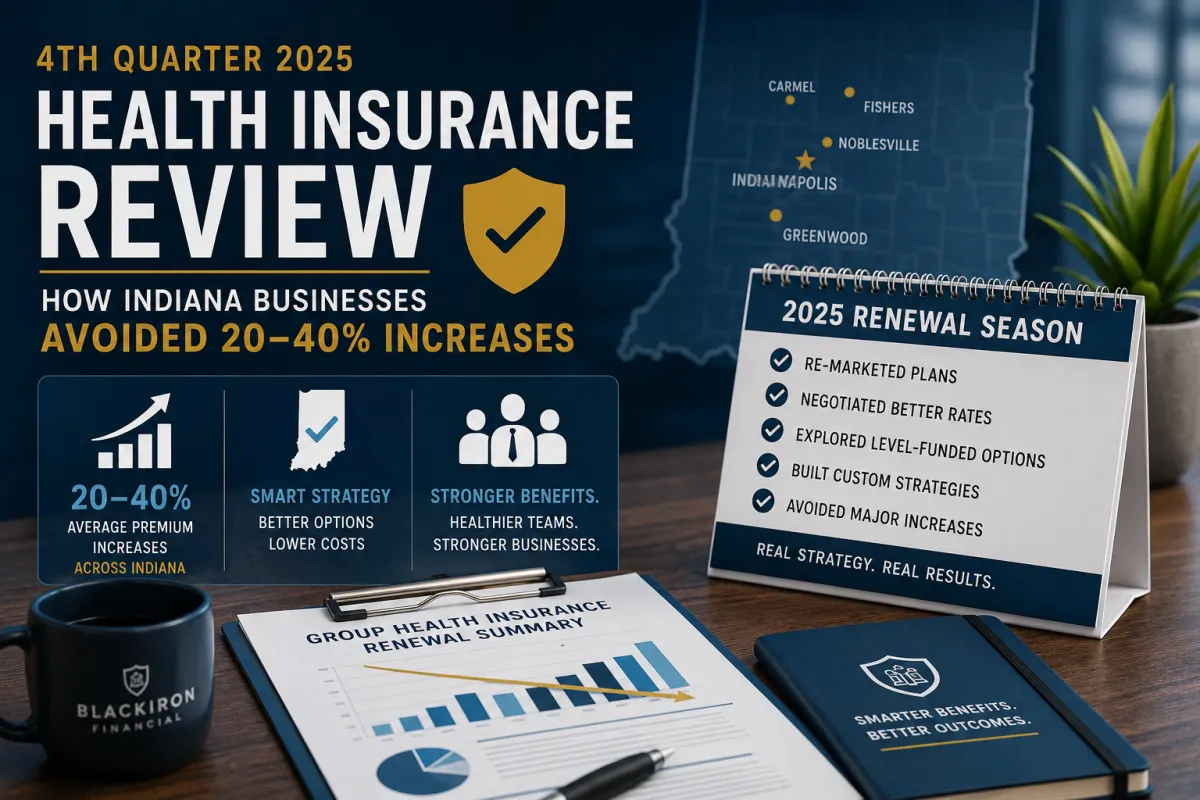 4th Quarter 2025 Health Insurance Review: How Indiana Businesses Avoided 20–40% Increases