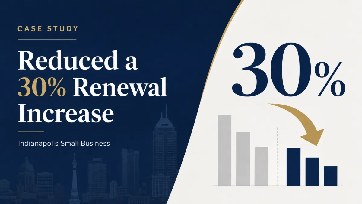Case Study: How an Indianapolis Small Business Reduced a 30% Health Insurance Renewal Increase