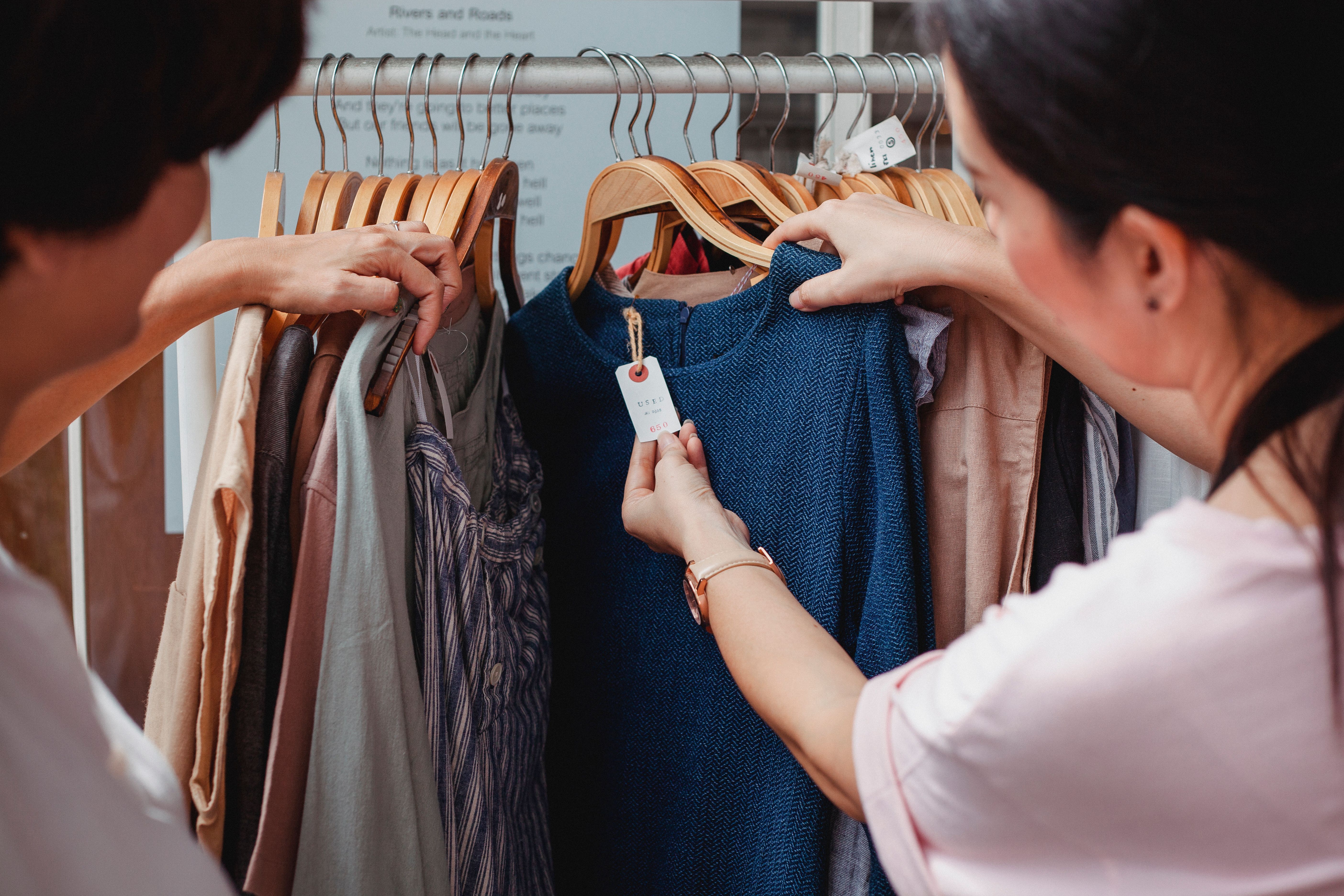 buying clothes