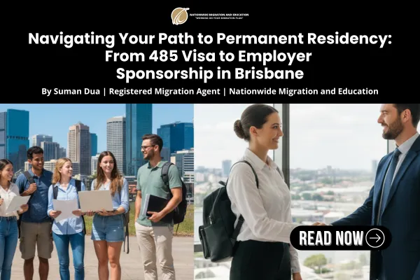 485 visa holder transitioning to employer sponsorship pathway in Brisbane for Australian permanent residency