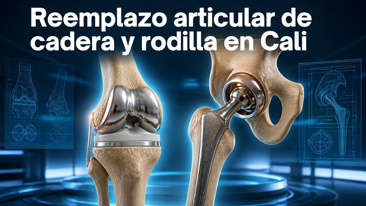 Cirugía de reemplazo articular de cadera y rodilla con prótesis anatómica en Cali por el Dr. Ricardo Andrés Romo Ojeda.