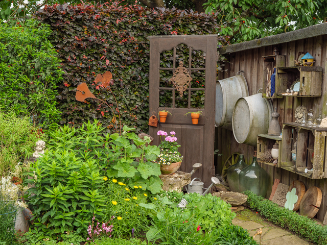 Giving Forgotten Treasures a Second Life | Upcycled Garden Art