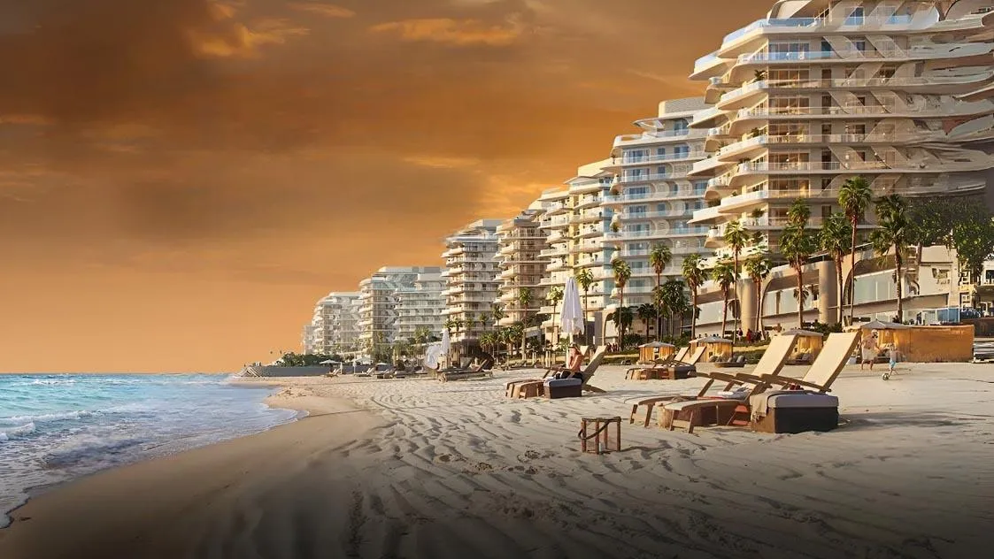 Private beach access for Aldar Fahid Island residents