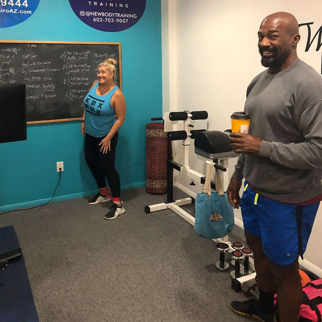Diane S. ALWAYS smiles: before, during and after training hard. 