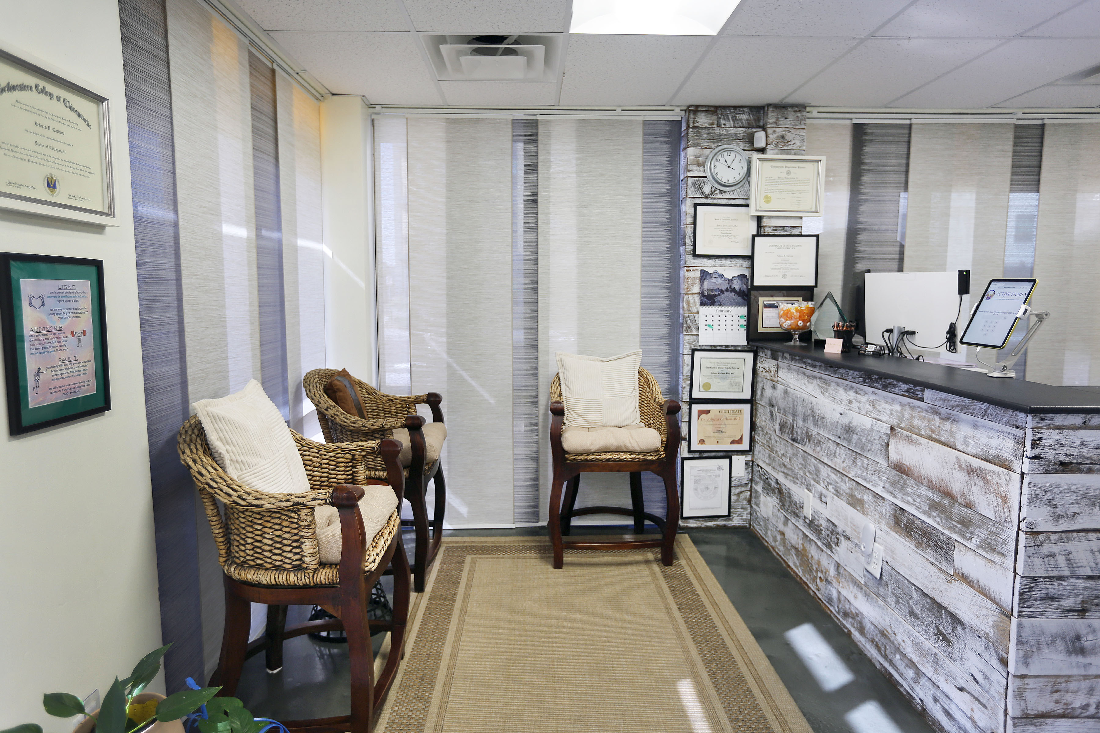 Front Desk/Reception Area of AFC AZ 