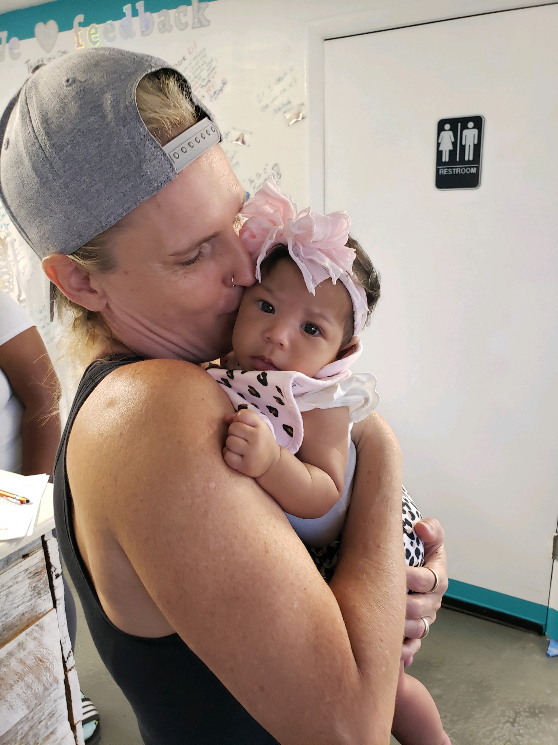 Baby Znurri gets adjusted.
