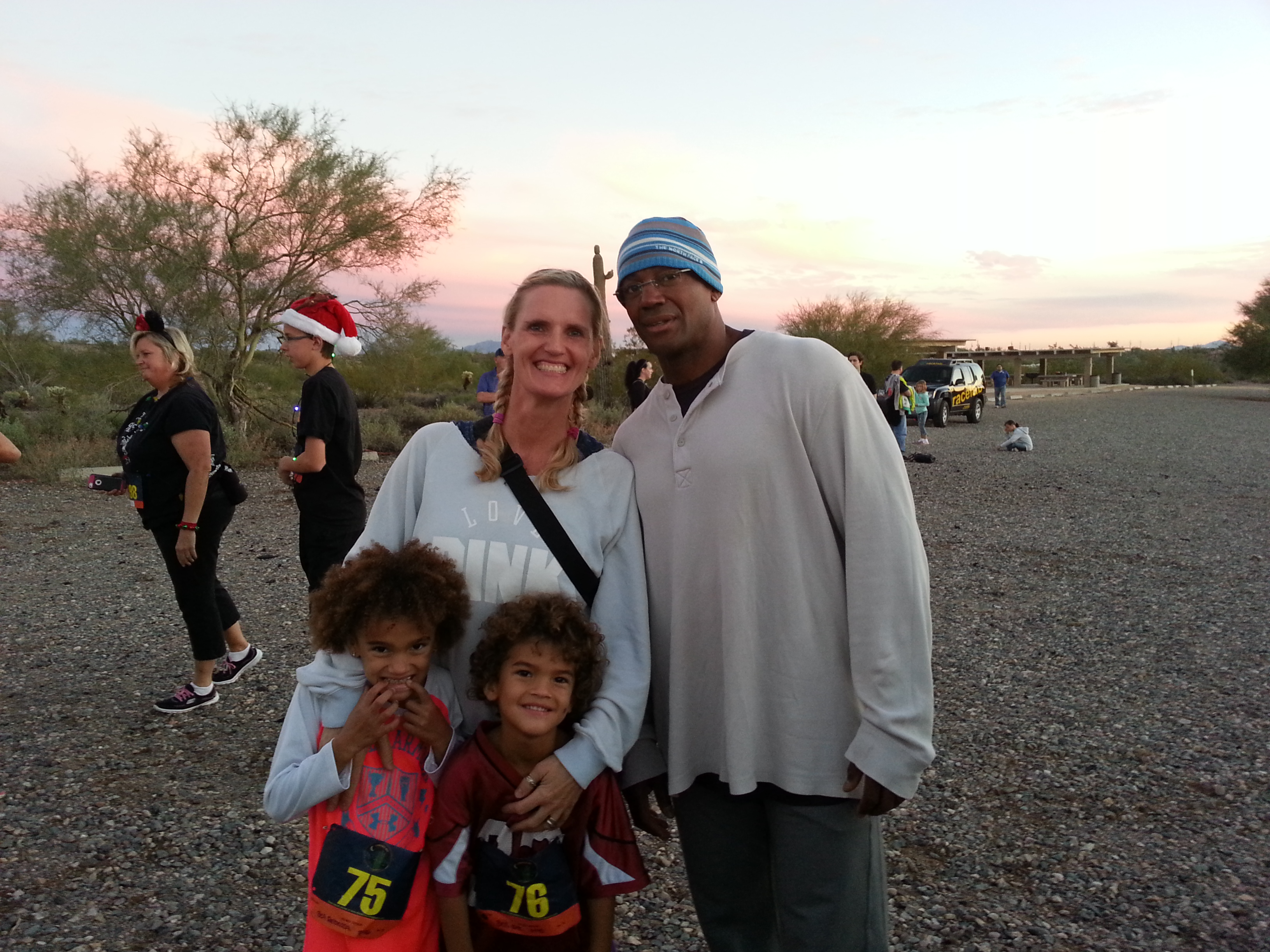 #ThrowbackThursday  Funning a twilight 5K in Cave Creek, AZ