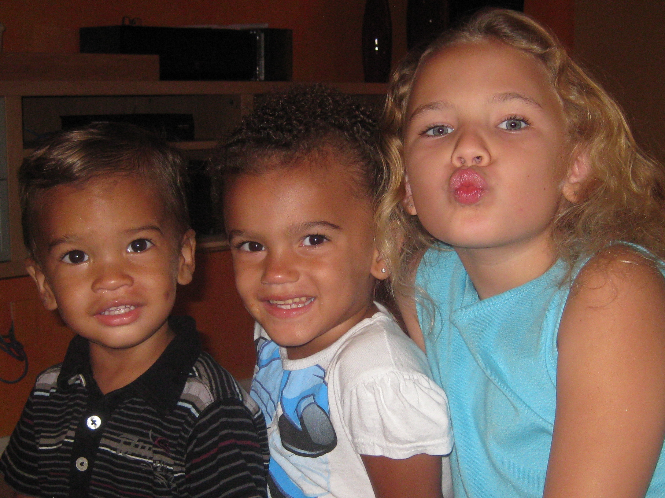 Dr. Carlsons 3 children when they were small