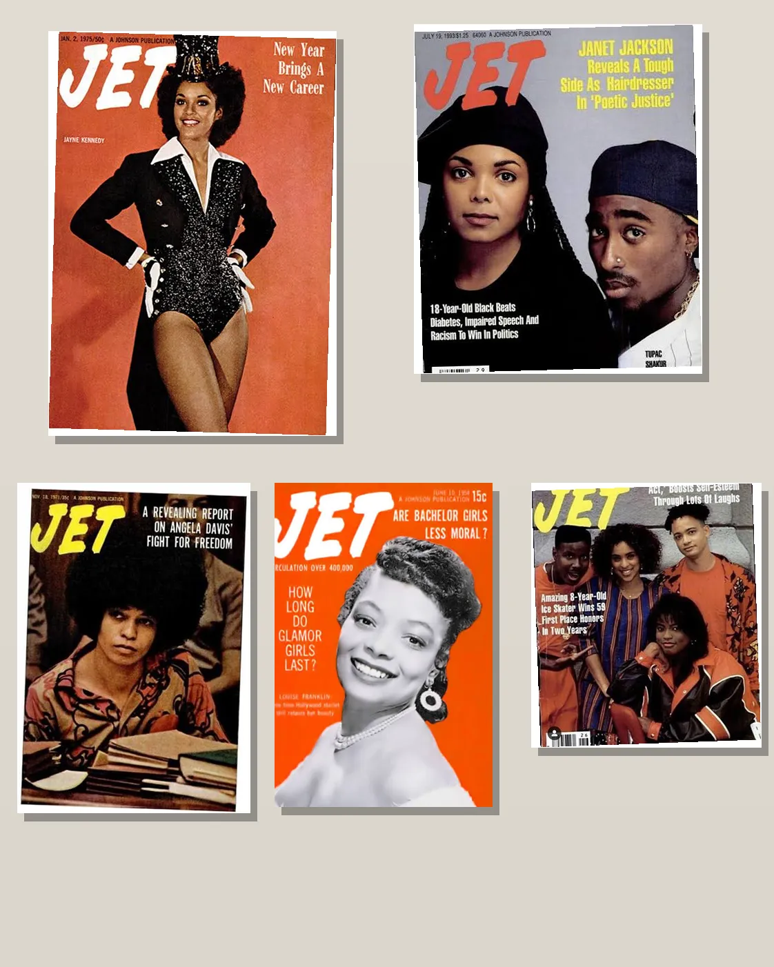 Ebony Historical Set folio magazines in museum condition