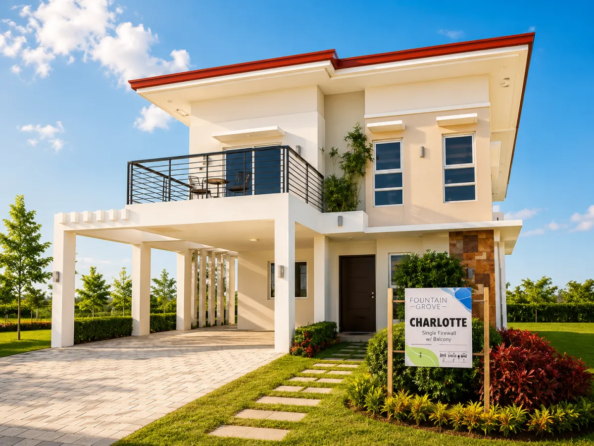 Luxury house model exterior rendering