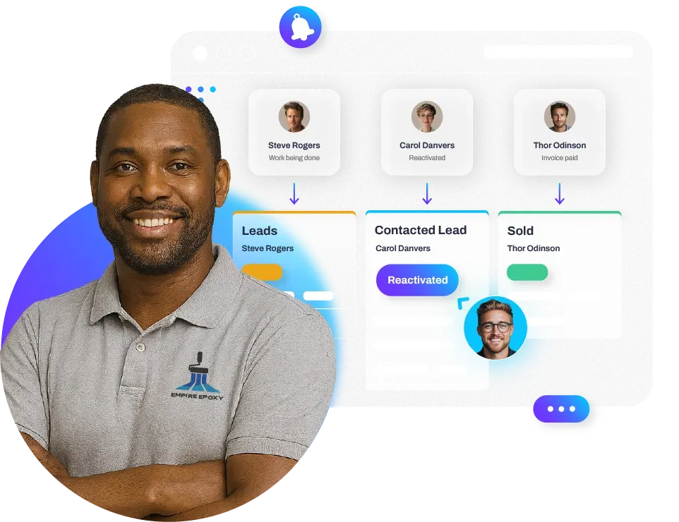 LeadGuardian's AI agent, Cooper, will book appointments for your leads even if you're in the middle of a job or estimate