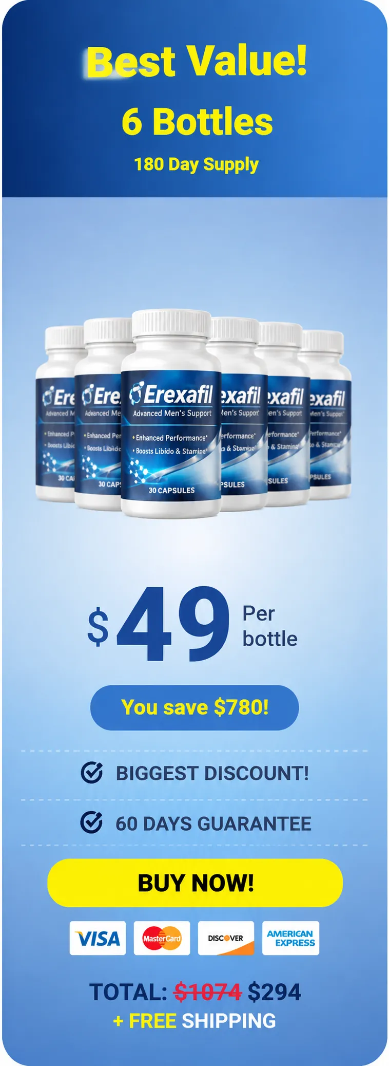 testolib now 6 bottles