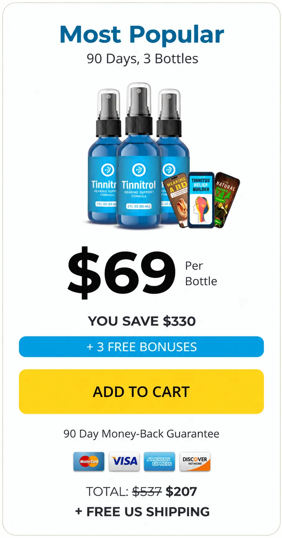 sonarel buy now 3 bottles