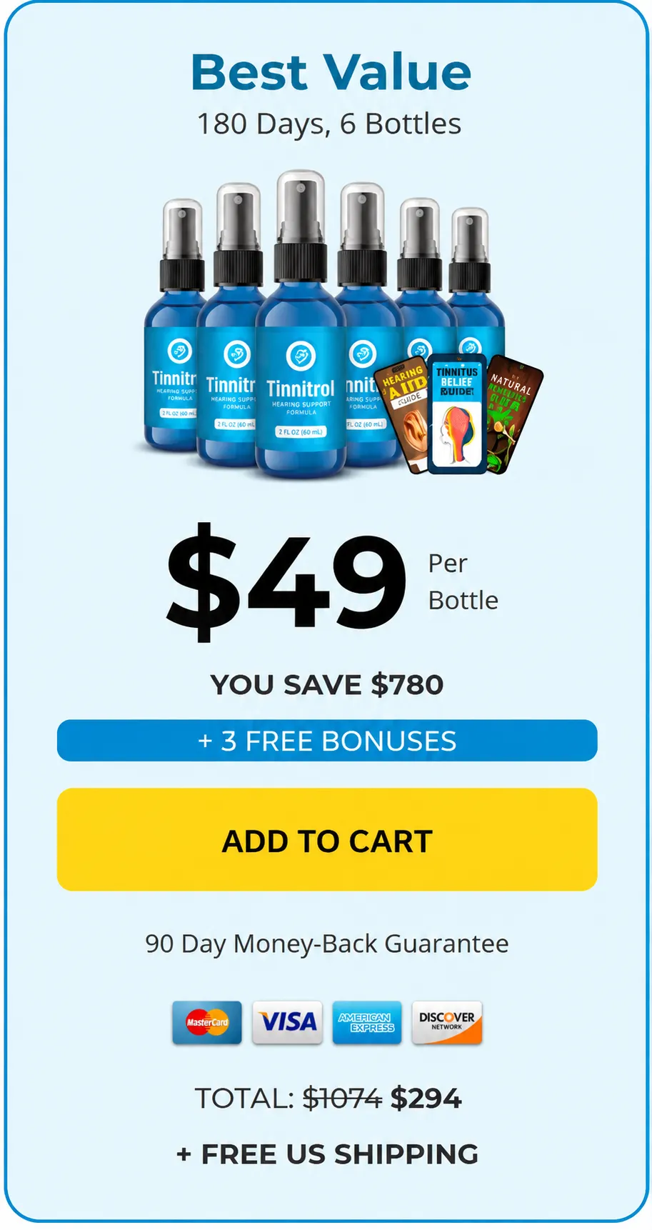 sonarel buy now 6 bottles