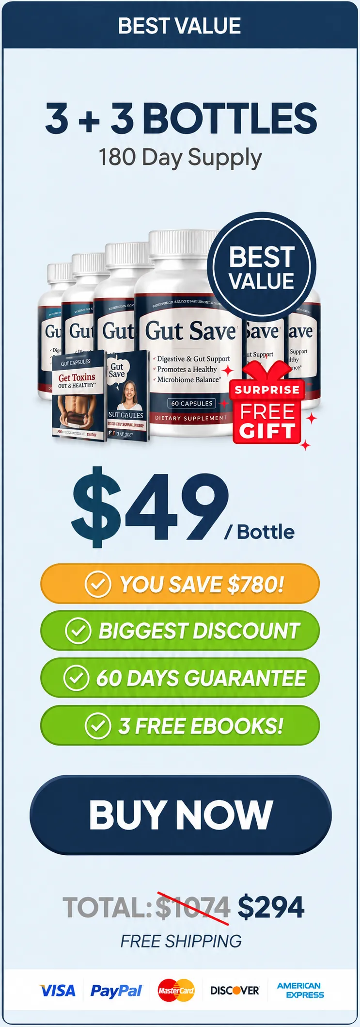 gut active buy now 6 bottles