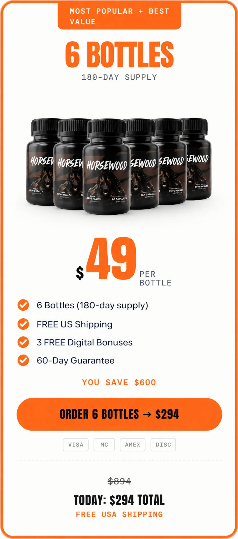 horse boost buy now 6 bottles