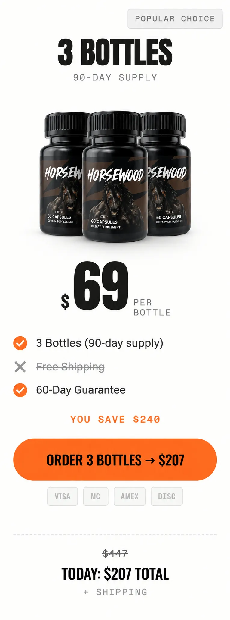 horse boost buy now 3 bottles
