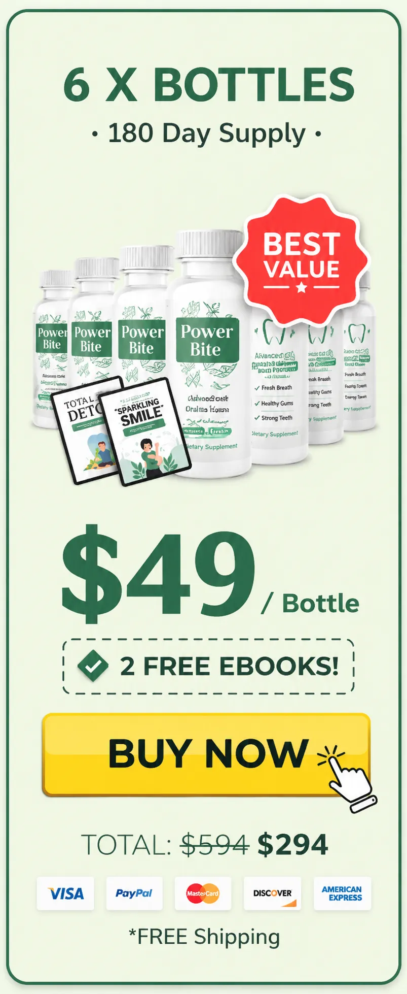 oracare buy now 6 bottles