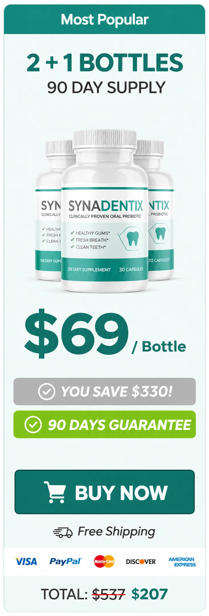 dentipro buy now 3 bottles