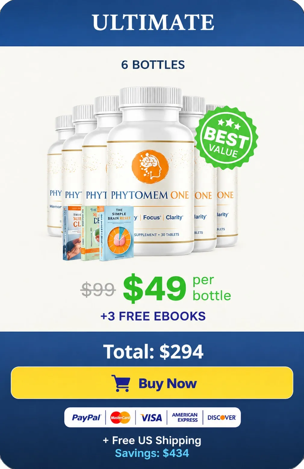 phytomem one buy now 6 bottles