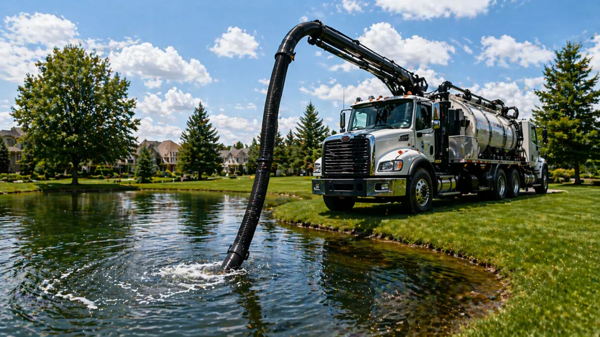 Pond Desilting in Omaha