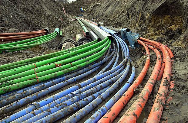 Ondergrondse energie-infrastructuur en kabelroutes